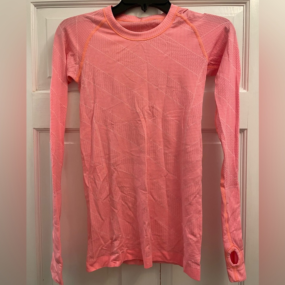 Women's Coral Long Sleeve Top